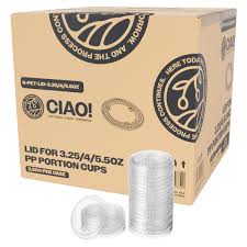 DCCPL4N / PORTION CUP LID / 3. 25 OZ, 4 OZ, 5.5 OZ (20/125/2,