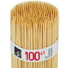 6" ECO-FRIENDLY BAMBOO SKEWER (100/PK)