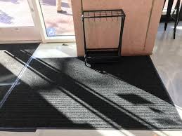 CACTUS MAT 1485M-L31 3' X 10' CHARCOAL NEEDLE RIB CARPET