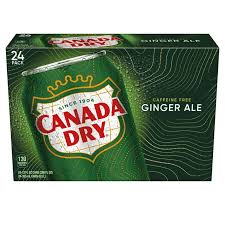 *CANADA DRY / GINGERALE / 12 OZ CANS / 24 PACK (CASE)