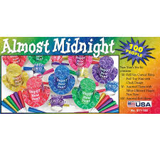 MIDNIGHT PARTY KIT WITH HATS FOR 50 PEOPLE