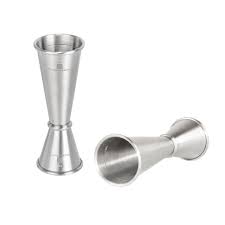 JAPANESE STYLE JIGGER / 1 OZ X 2 OZ / STAINLESS STEEL (EACH)