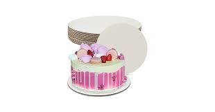 14" WHITE CORRUGATED CAKE / PIZZA CIRCLE - (250/CASE)