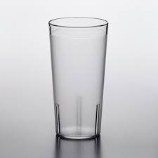 20 OZ CLEAR STACKABLE PEBBLED TUMBLERS -12PK
