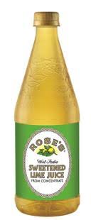 ROSE'S SWEETENED LIME JUICE / 32 OZ (12/CS)
