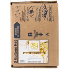 NARVON 5 GALLON BAG IN BOX LEMON SOUR BEVERAGE SYRUP