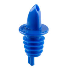 BLUE PLASTIC POUR SPOUTS (DOZEN)