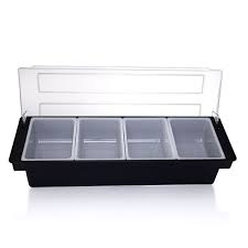 4 PINT CONDIMENT HOLDER / FRUIT TRAYS / WITH ICE