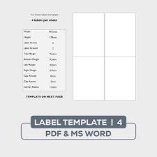 LABEL / SCENTASTIC / 4 PER PAGE