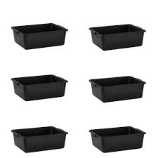 BUS TUB / BLACK / 20 X 15 X 7 (EACH)
