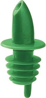 PRISM POURERS GREEN (TAPERED COLORED METAL POURER)