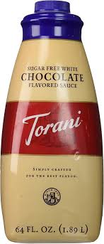 WHITE CHOCOLATE SAUCE / 64 OZ (4/CS)