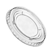 PET PLASTIC LID FOR 3.25 - 5.5 OZ PLASTIC PORTION CUP