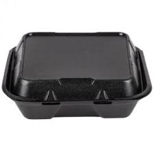 6 X 6 / BLACK FOAM HINGED TRAY (500/CS)