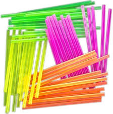 6" NEON FAT STRAWS (25/300/7,5 00)