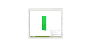 PLASTIC MESH BAR MAT / SHELF LINER / GREEN / 1 FOOT LENGTH