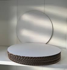 10" CORRUGATED WHITE PIZZA CIRCLE (250/CS)