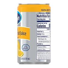 OCEAN SPRAY WHITE GRAPEFRUIT JUICE / 7.2 OZ / 24 PER CASE