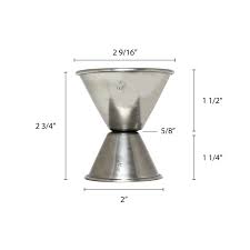 JIGGER 1-1/2 OZ. X 2 OZ