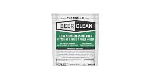 BEER CLEAN / BEER GLASS CLEANER / POWDER PACKS / .5