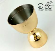 OLEA BELL JIGGER - GOLD PLATED - 1OZ X 2OZ