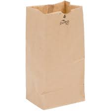 4# PAPER BAG / KRAFT / 500 PER CASE (CASE)