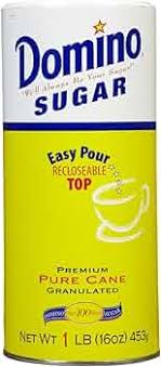 DOMINO SUGAR / 20 OZ CANISTER (12/CS)