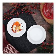 DART CONCORDE FOAM PLATE, 6" DIA, WHITE (1,000/CS)