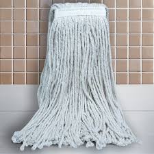MOP HEAD / CUT END / WHITE / MEDIUM / 24 OZ / 12 PER CASE