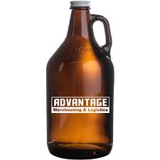 AMBER GROWLERS - 64OZ