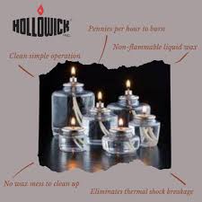 50 HOUR SOFT LIGHT CLEAR LIQUID CANDLE / EACH (36/CS)