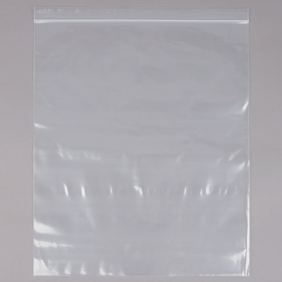 Pack of 100 Large Ziplock Bags 13 x 15 - 2 Mil - Plastic Bags with Zipper