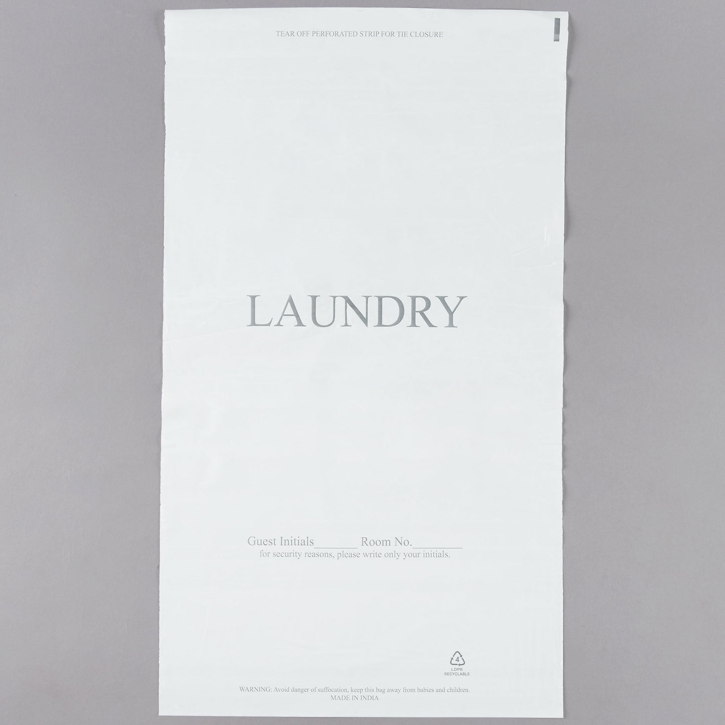 LAUNDRY BAG / PERFORATED TEAR TIE (CS/1,000)