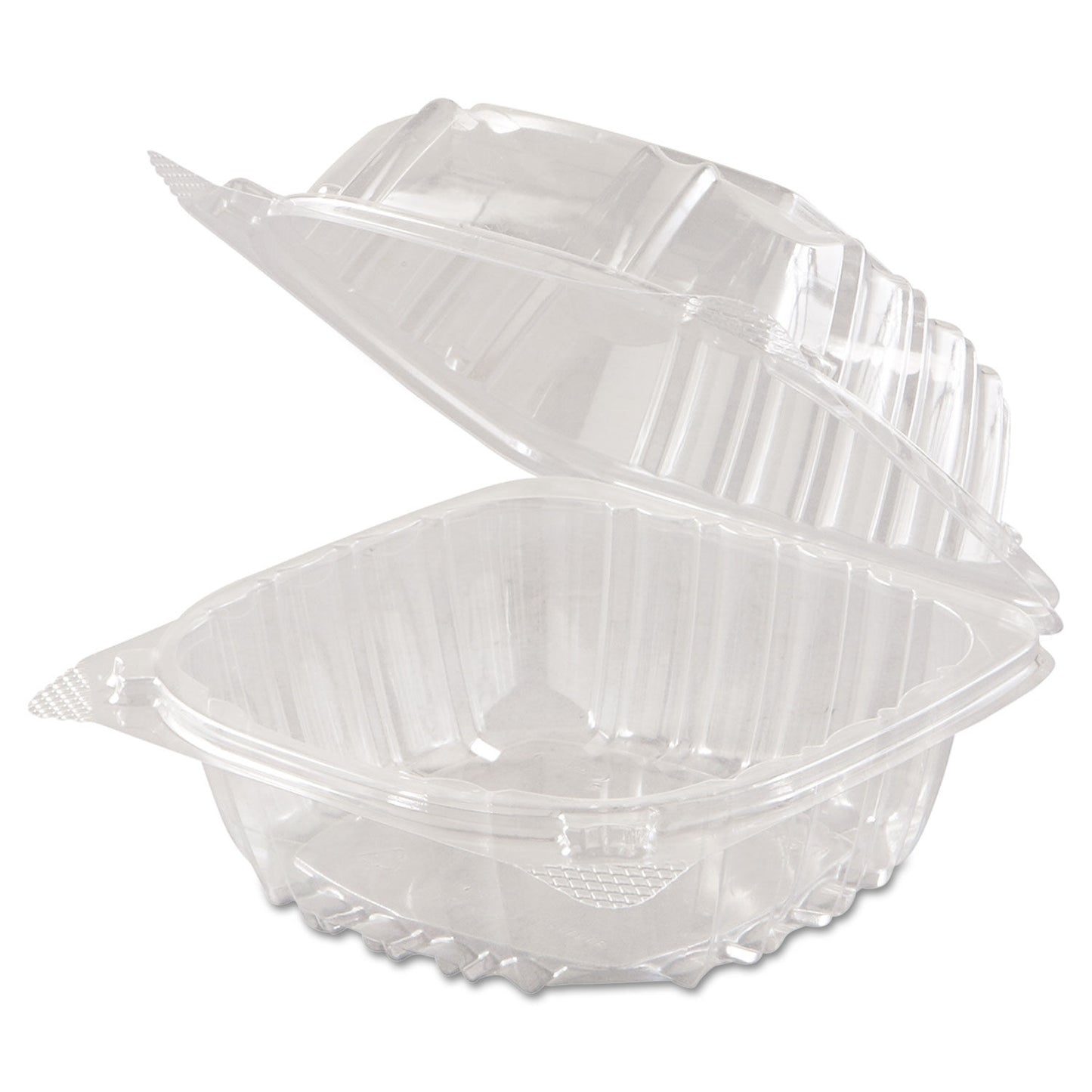 6 X 6 HINGED TRAY / CLEAR PLASTIC (500/CS)