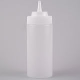 16 OZ CLEAR WIDE MOUTH SQUEEZE BOTTLE (6/PK)