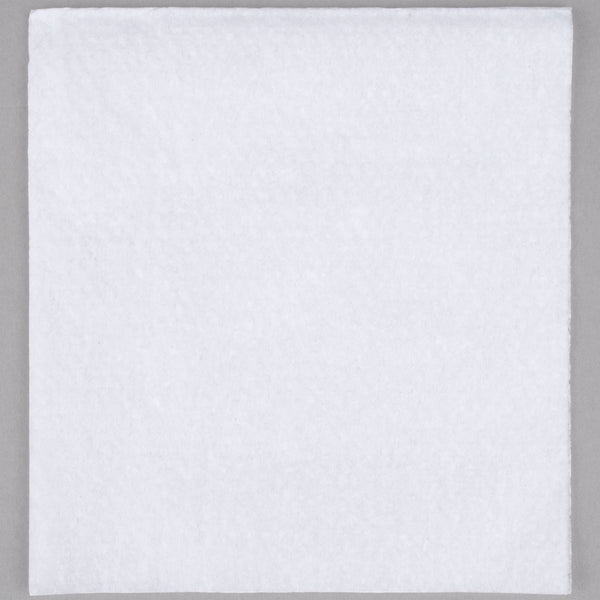 LUNCHEON NAPKIN / WHITE / 1-PLY / 1/4 FOLD / 10" X 12" (6,000/CASE)