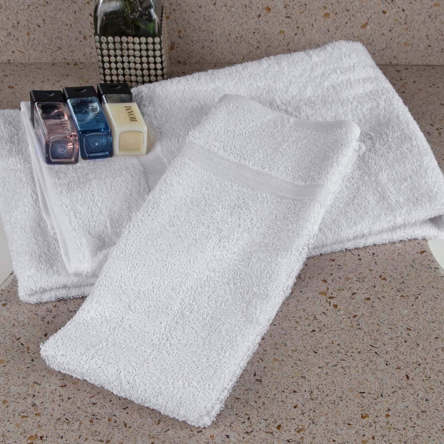 GANESH HAND TOWEL / 16 X 27 / ECONOMY 100% COTTON (20/DZ BALE)