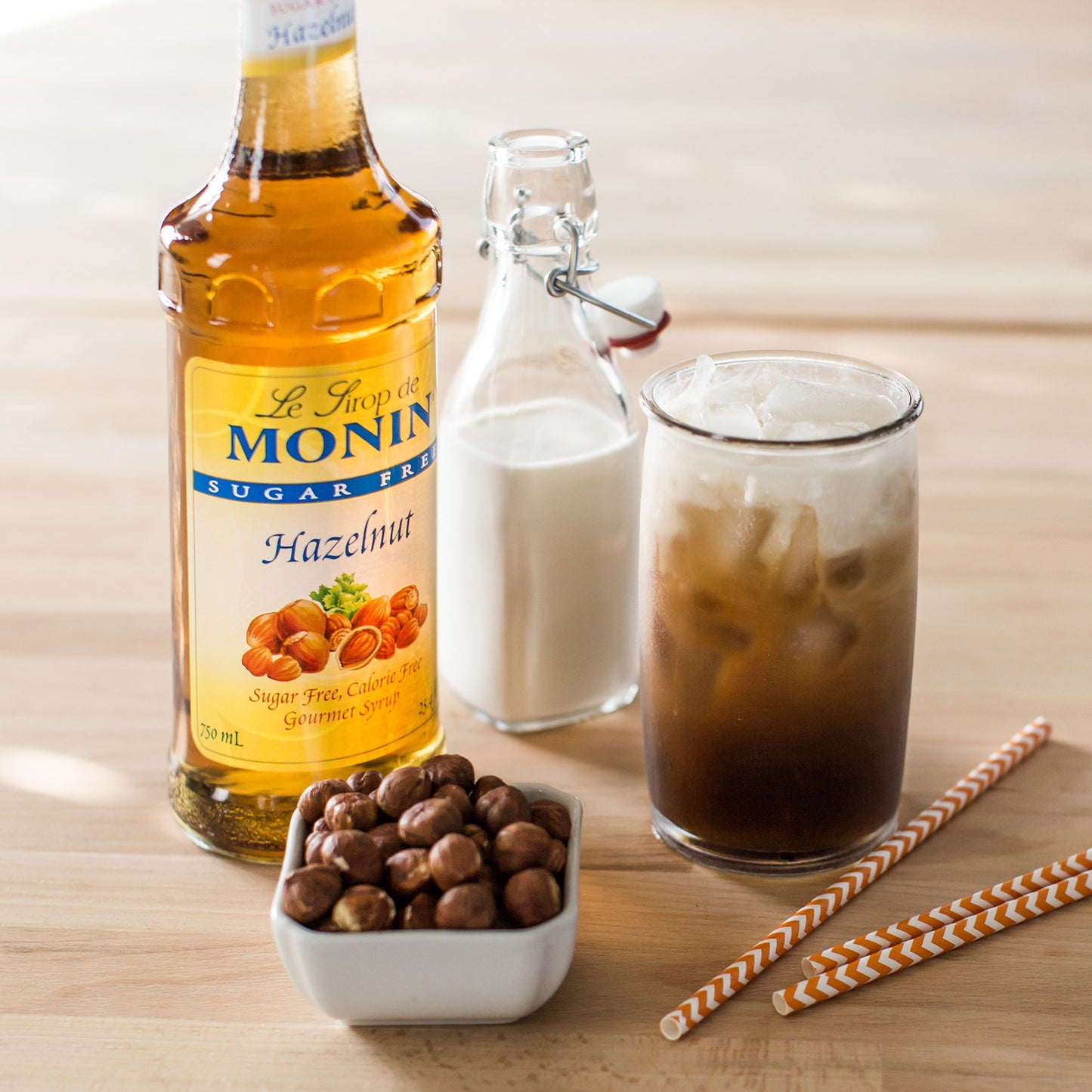 SUGAR FREE HAZELNUT FLAVORING SYRUP / 750 ML (EACH)