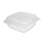 9 X 9.5 HINGED TRAY / CLEAR PLASTIC / ONE COMPARTMENT (200/CS)