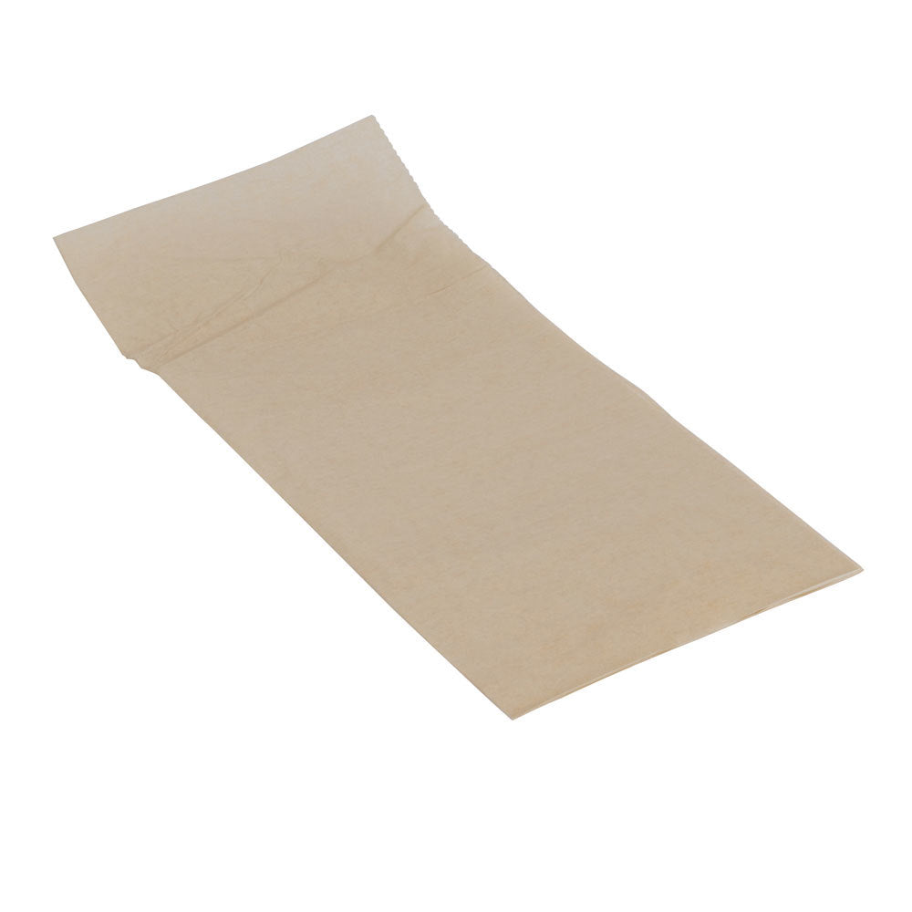 DURABLE PACKAGING 12" X 10 3/4" GREEN CHOICE INTERFOLDED KRAFT UNBLEACHED BROWN SOY WAX DELI SHEETS