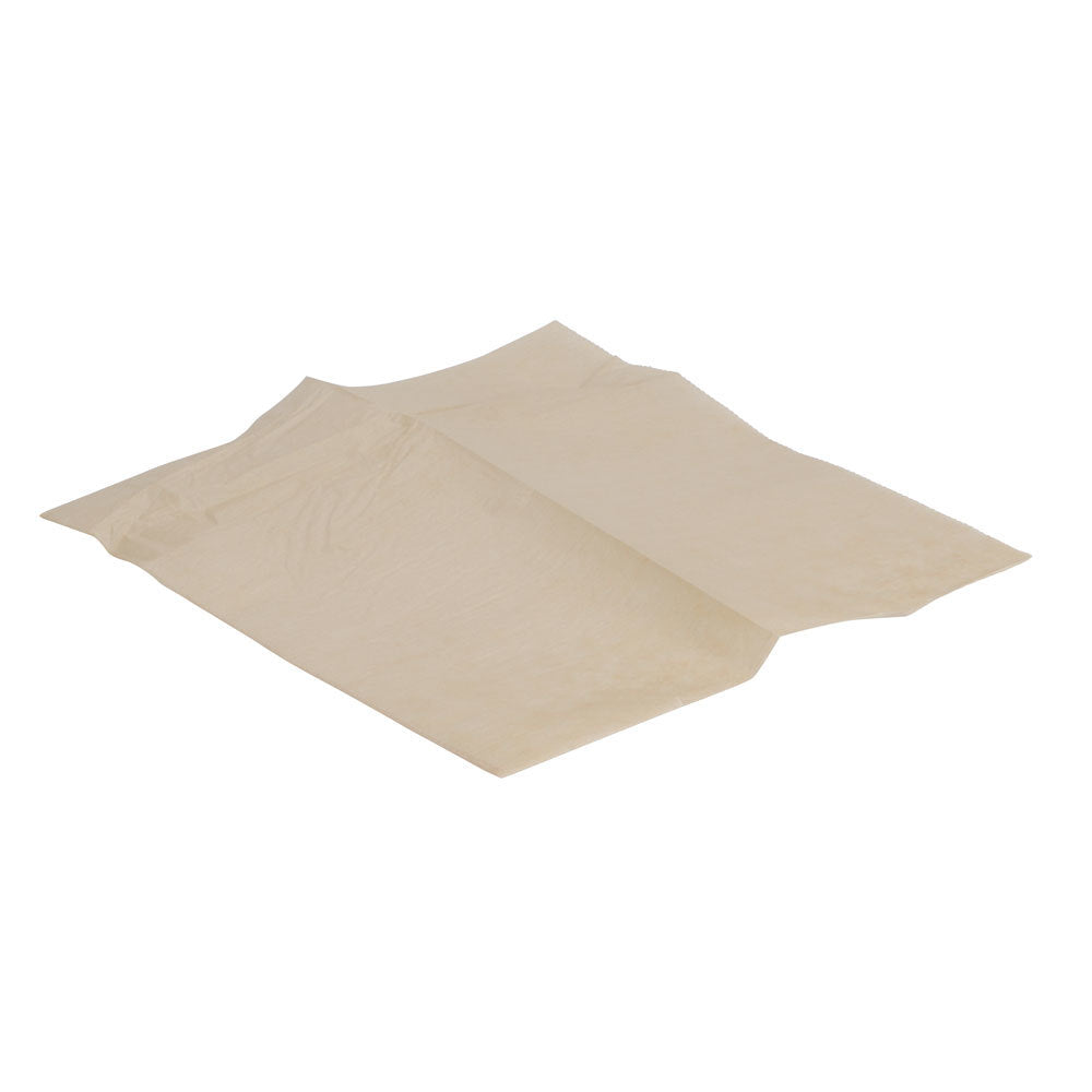 DURABLE PACKAGING 12" X 10 3/4" GREEN CHOICE INTERFOLDED KRAFT UNBLEACHED BROWN SOY WAX DELI SHEETS
