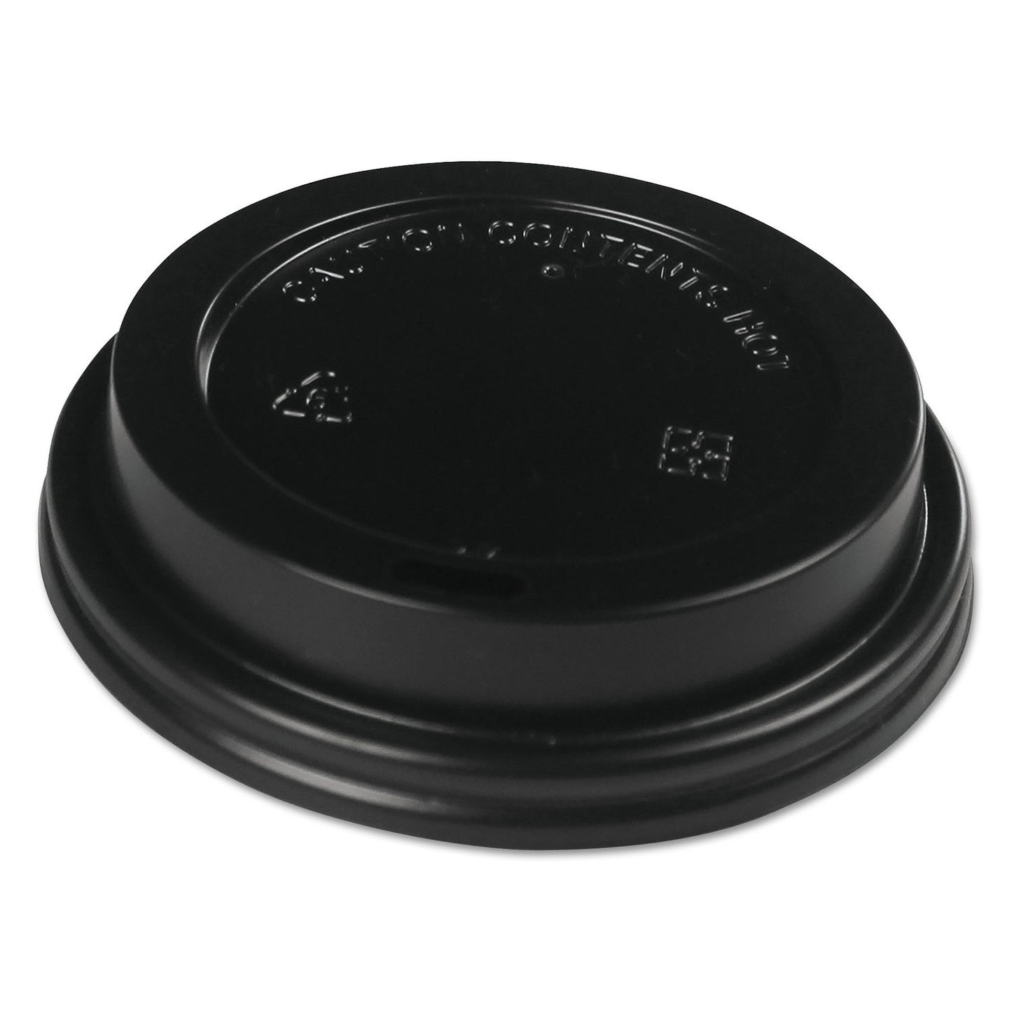 HOT CUP LID / BLACK / FITS 10-20 OS BOARDWALK HOT CUP (100/10/1,000)