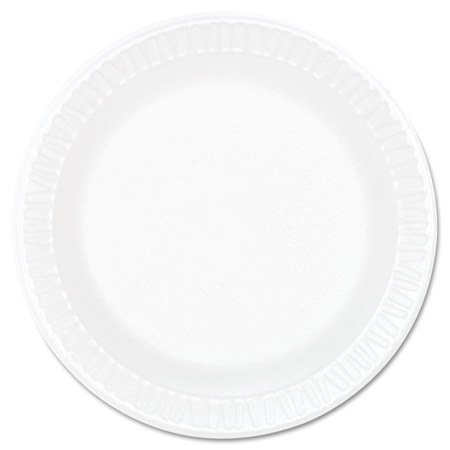 DART CONCORDE FOAM PLATE, 6" DIA, WHITE (1,000/CS)