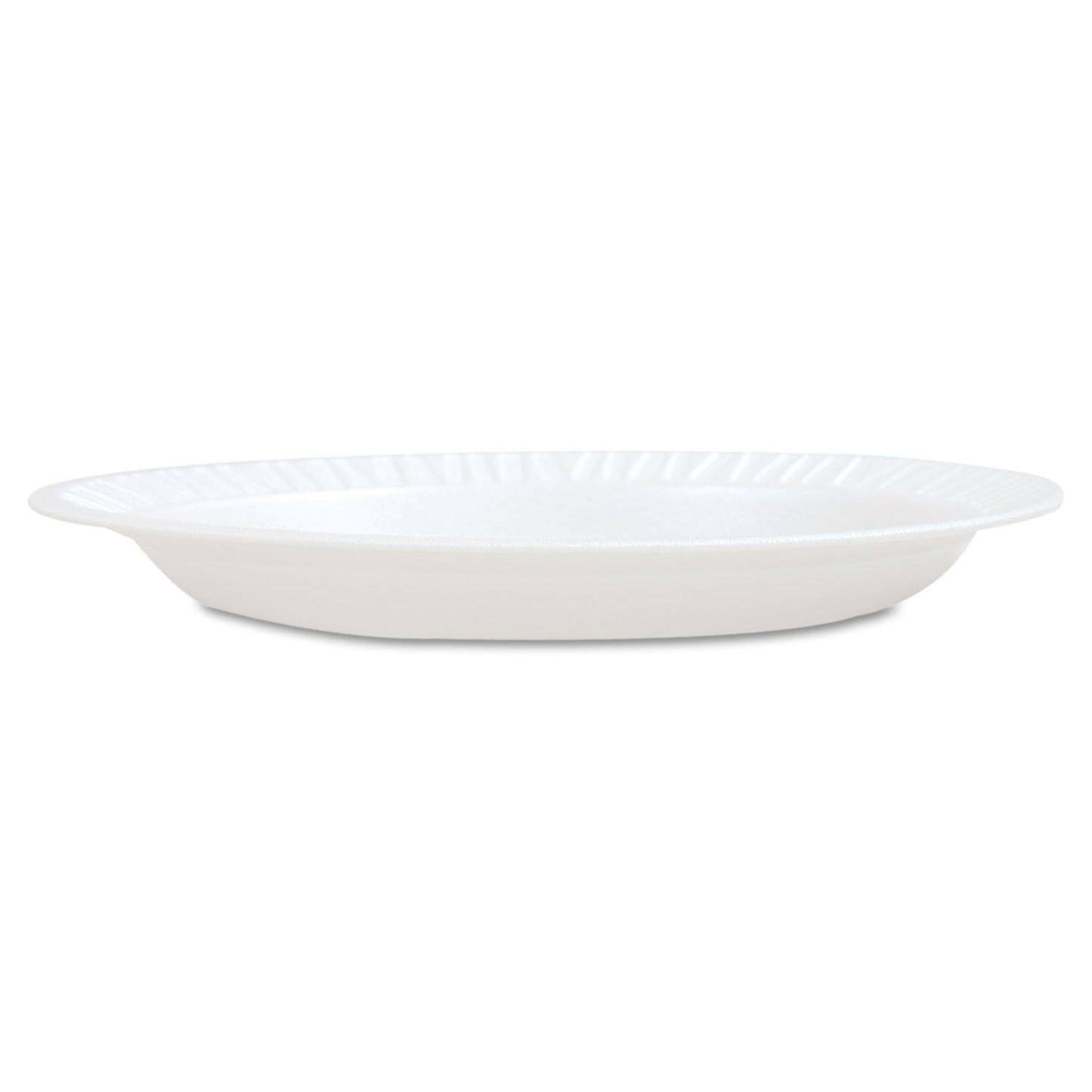 DART CONCORDE FOAM PLATE, 6" DIA, WHITE (1,000/CS)