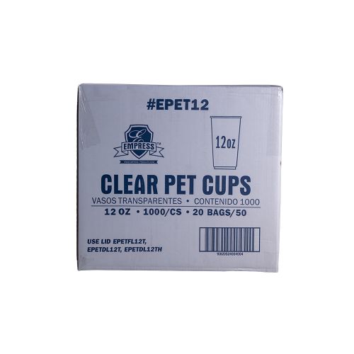 EPET / 12 OZ PET COLD CUP (50/20/1,000)
