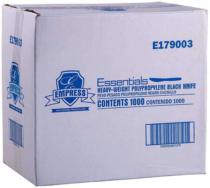 EMPRESS KNIFE BLACK DENSE PACK HEAVY WEIGHT POLYPRO 1000