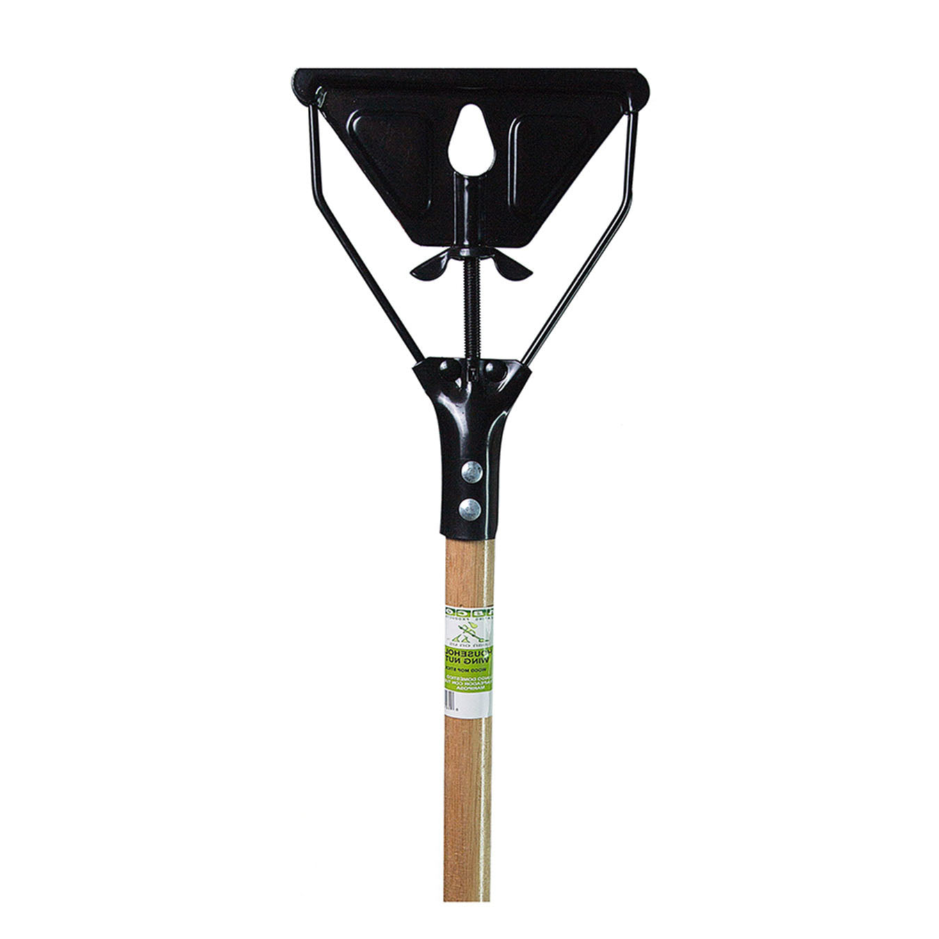 MOP HANDLE WITH METAL SCREW CLAMP HEAD