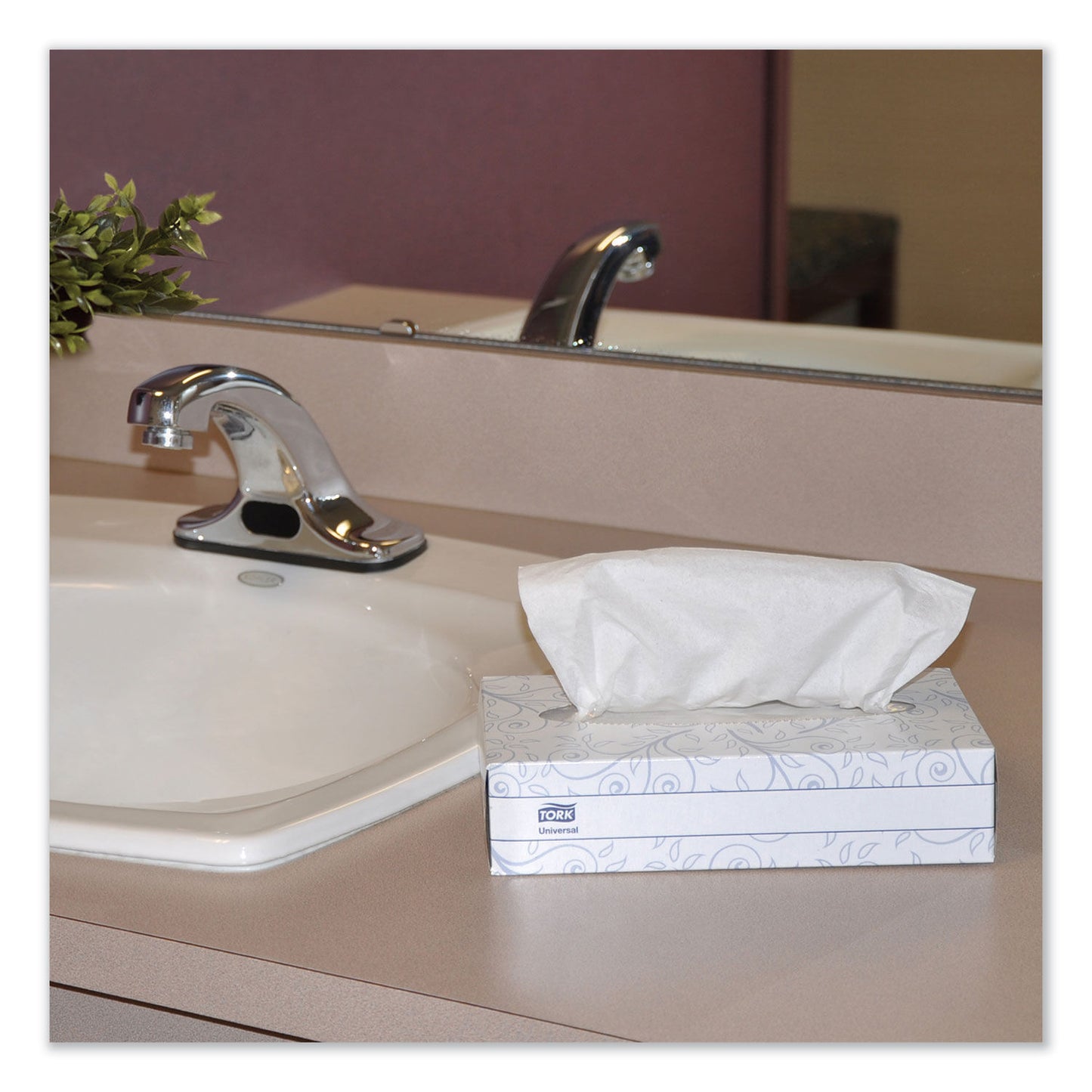 TRKTF6710A / TORK UNIVERSAL FACIAL TISSUE, 2-PLY, WHITE, 100 SHEETS/BOX, 30 BOXES/CARTON