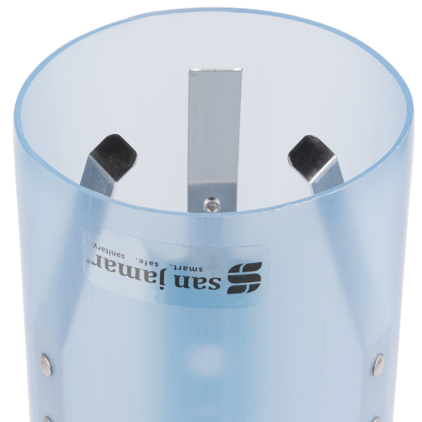 SAN JAMAR COOLER CUP DISPENSER "FROSTED BLUE" 16" 1 / EA