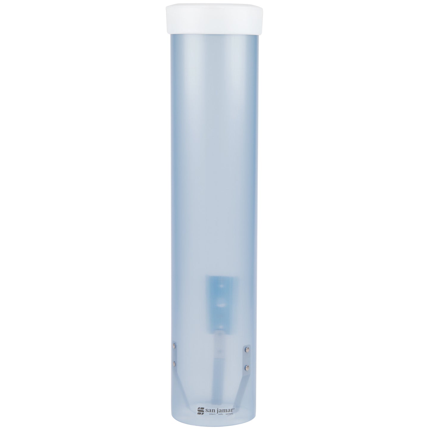 SAN JAMAR COOLER CUP DISPENSER "FROSTED BLUE" 16" 1 / EA
